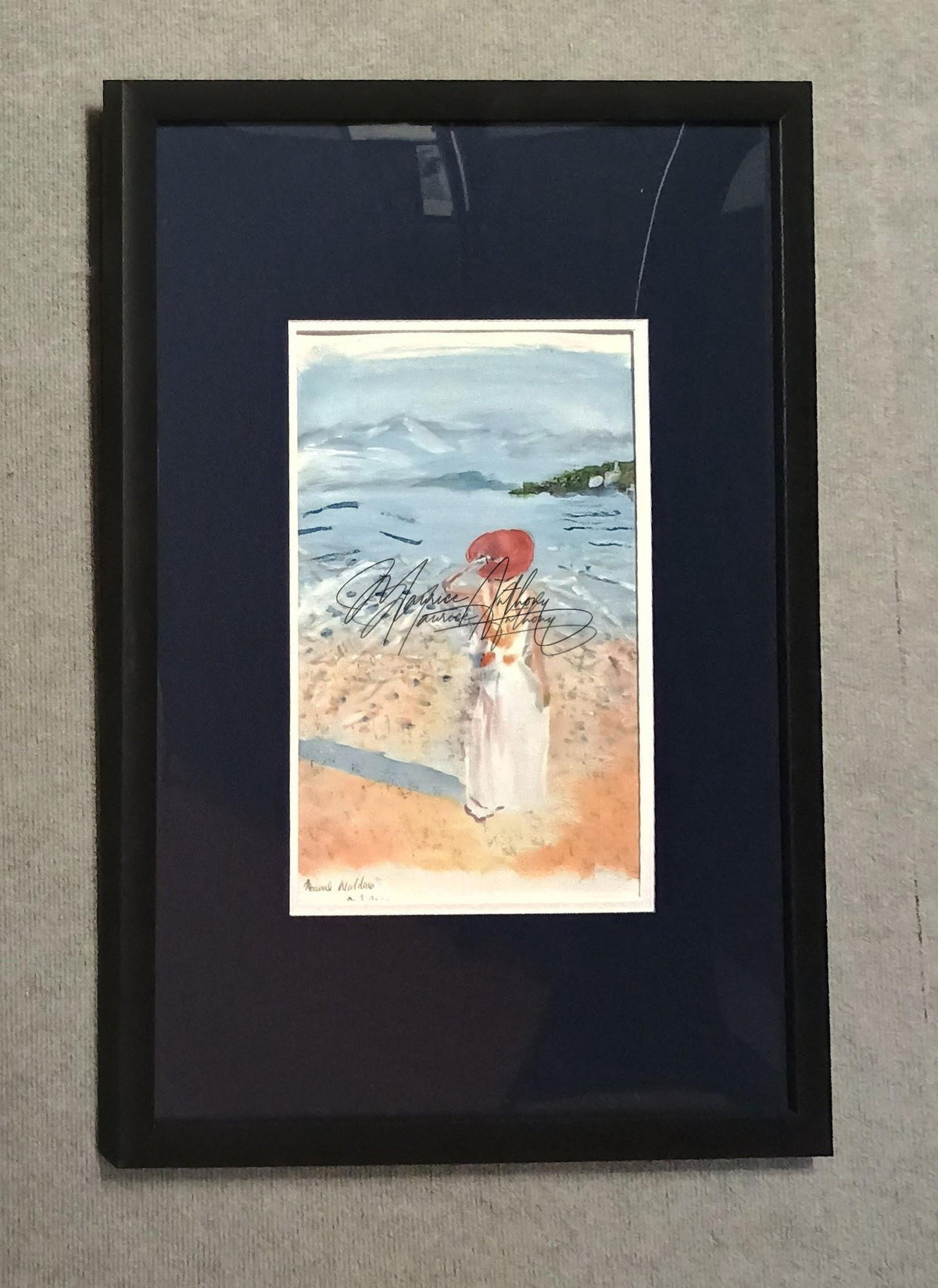 A Walk in Water Small framed artwork
