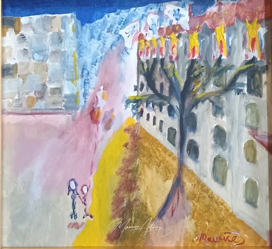 After The Blessing [chanukah tree]